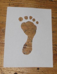 golden footprint notebook